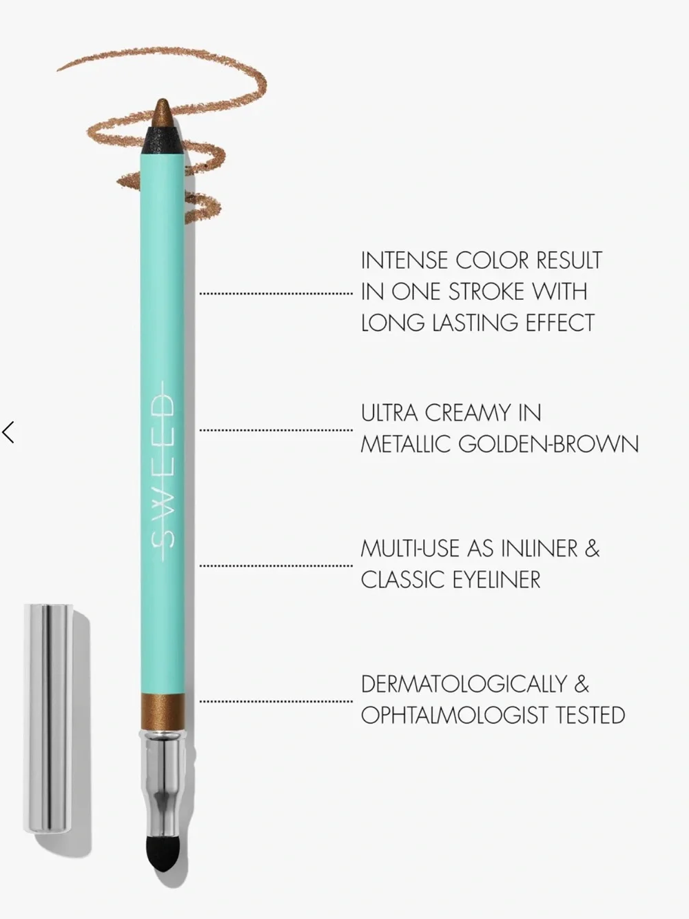 Sweed Satin Eyeliner - NEW - Picture 5 of 6